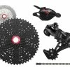 Sram Mini Groupe GX 1x11v Avec Cassette Sunrace MX8 Rouge