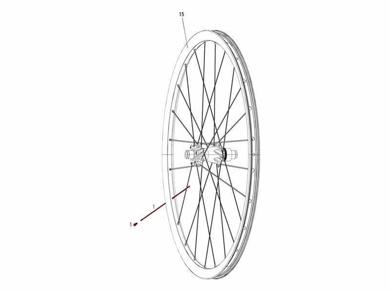 Sram Kit De 3 Rayons Pour Roam 40 / Rail 40