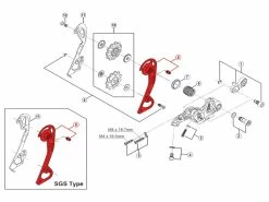 Shimano Chape Externe Pour Dérailleur XTR M980