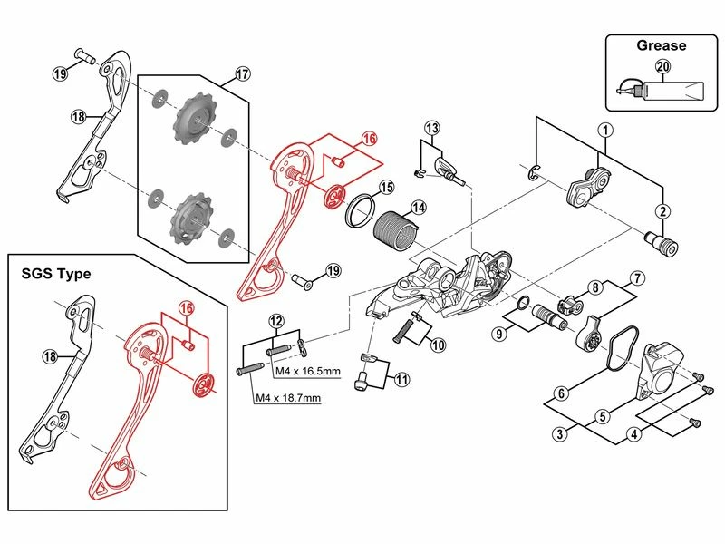 Shimano Chape Externe Pour Dérailleur XT M786