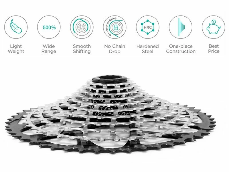 Garbaruk Cassette Standard HG 11 Vitesses Orange – Image 4